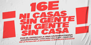 Manifestación en Villalba por el derecho a una vivienda digna
