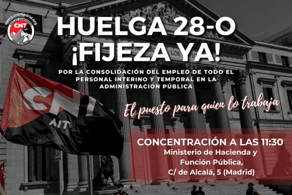 28-0 | HUELGA en la Admin. Pública
