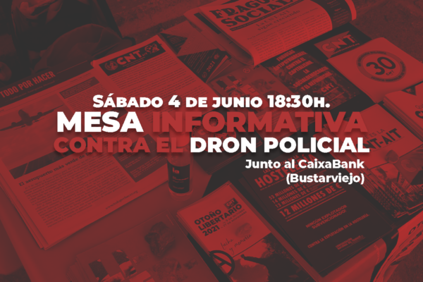 [4 de junio] Mesa informativa contra el dron policial