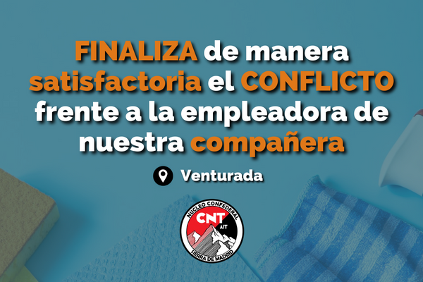 Finaliza de manera satisfactoria el conflicto frente a la empleadora de nuestra compañera