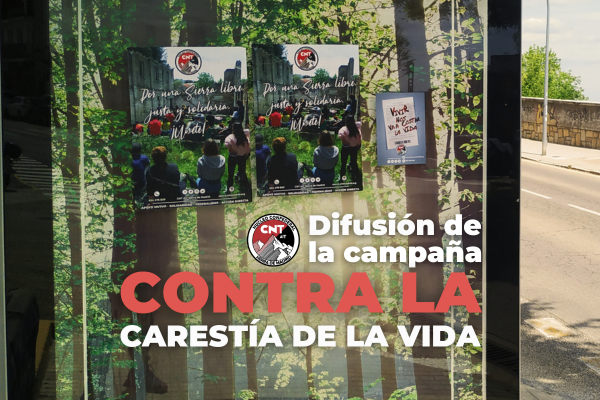 Difusión de la campaña Contra la carestía de la vida